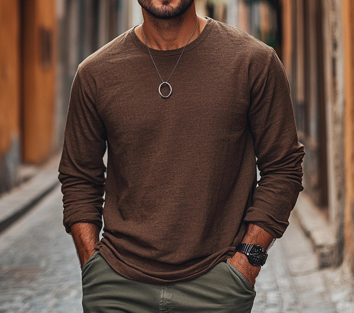 Pure Breezy Long Sleeve Shirt Lightweight Casual Menswear