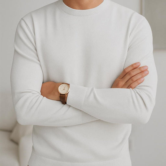 Men's Crew Neck Sweater - Minimalist Edition
