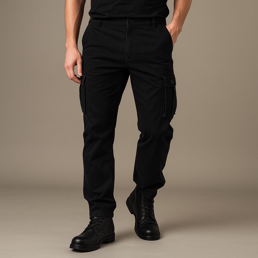 Men's Cargo Pants - Structured Utility Design Edition