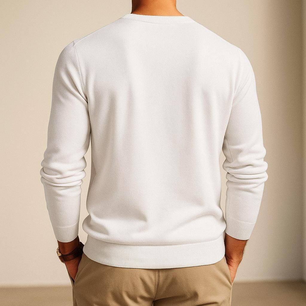 Men's Crew Neck Sweater - Minimalist Edition