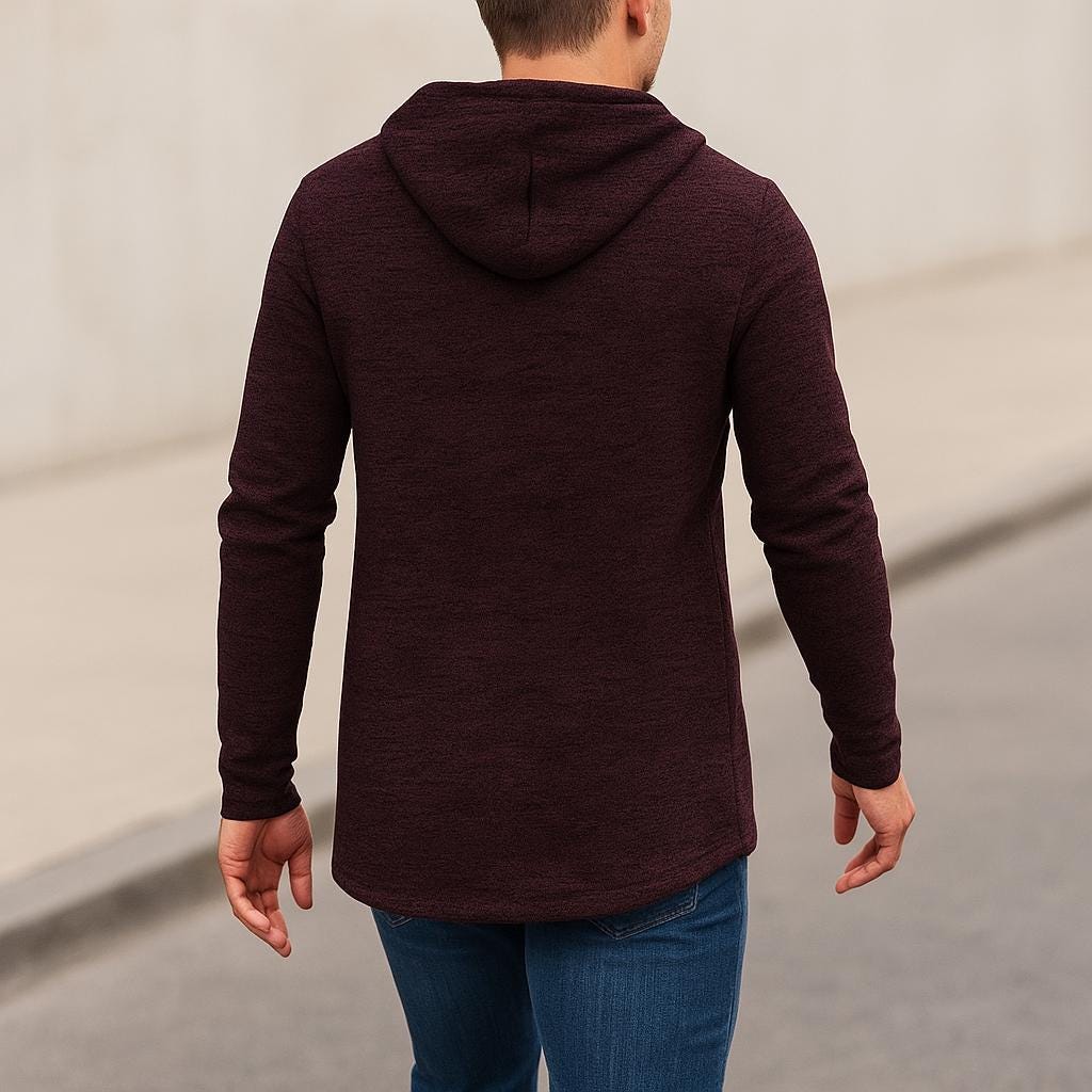 Men's Fleece-Lined Hooded ZIppered Jacket | Winter Sport Edition