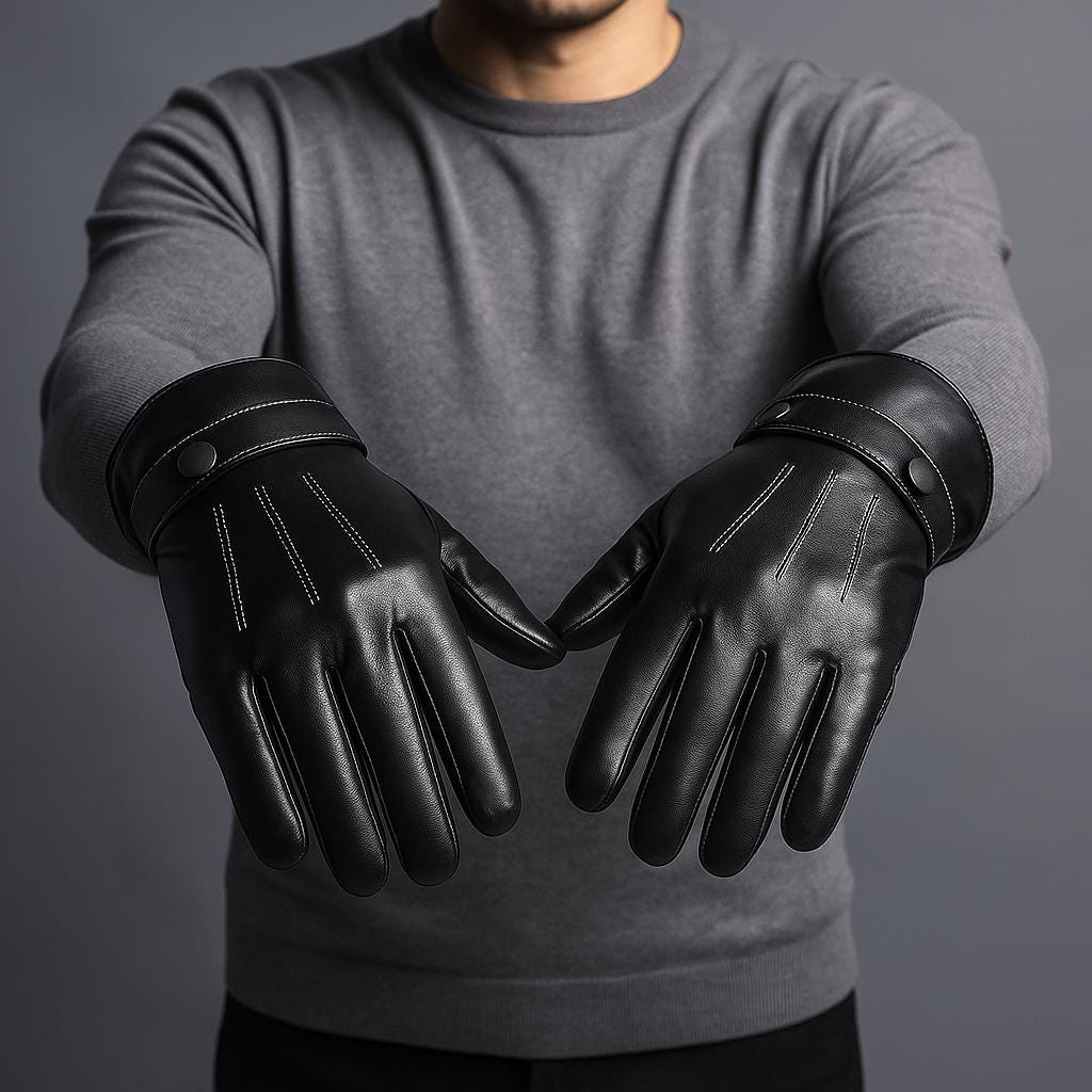 Men's Genuine Gloves - Classic Everyday Design