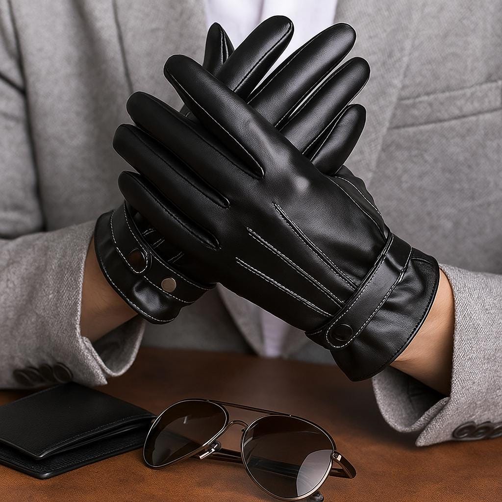 Men's Genuine Gloves - Classic Everyday Design