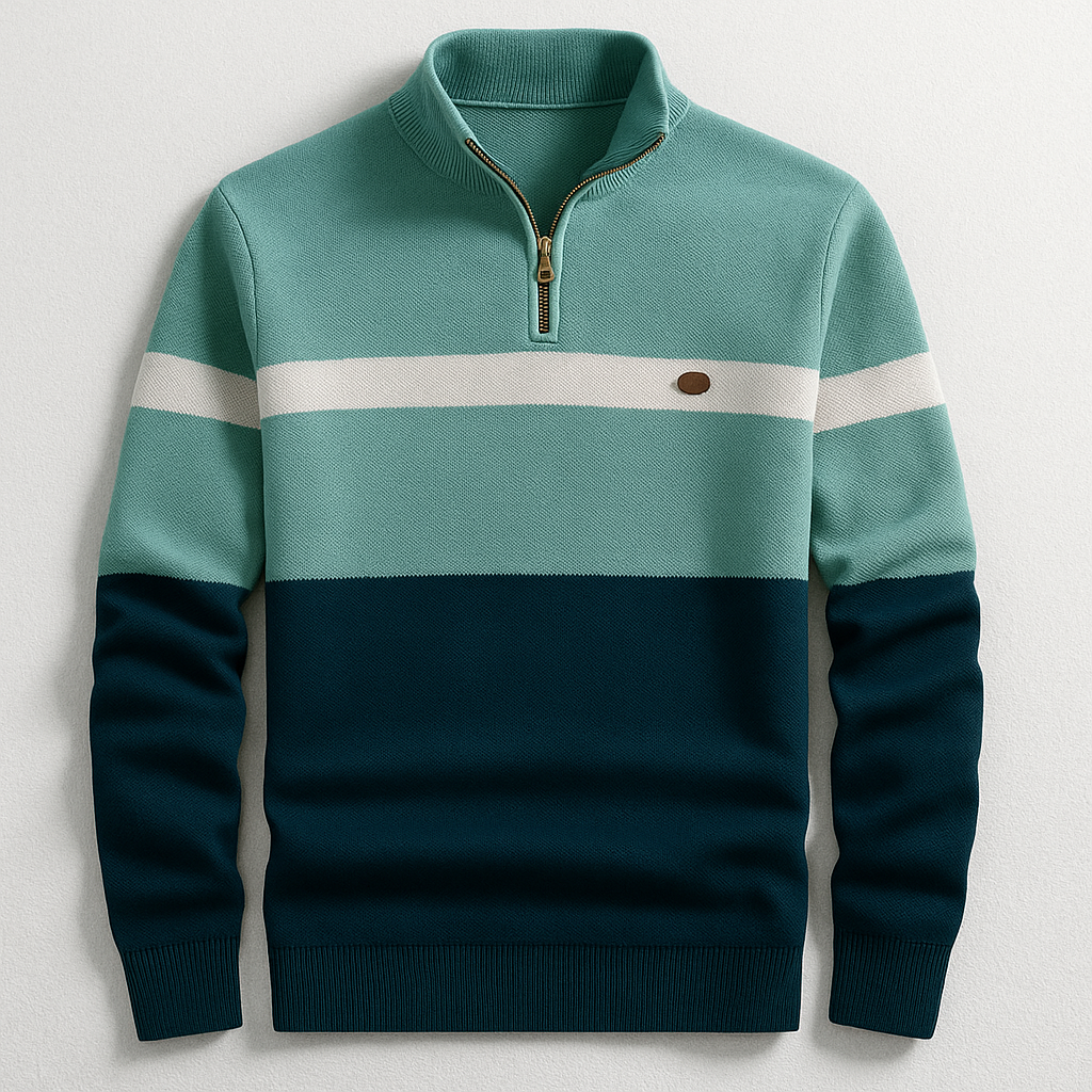 Colton Men's Quarter-Zip Pullover - Soft Knit Edition