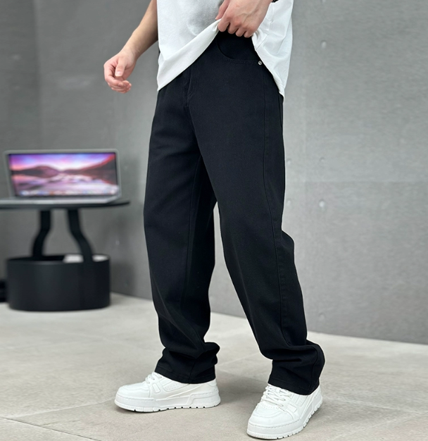 Men's Loose Fit Straight Leg Jeans | Relaxed Full Length For Everyday Edition