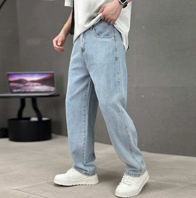Men's Loose Fit Straight Leg Jeans | Relaxed Full Length For Everyday Edition