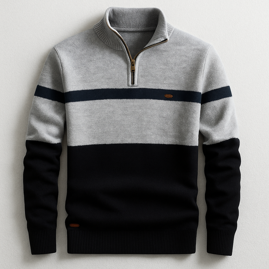 Colton Men's Quarter-Zip Pullover - Soft Knit Edition