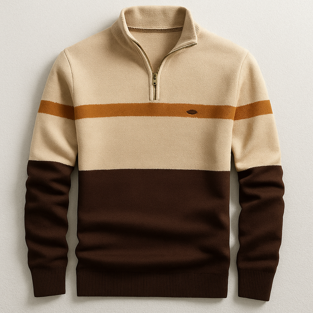 Colton Men's Quarter-Zip Pullover - Soft Knit Edition