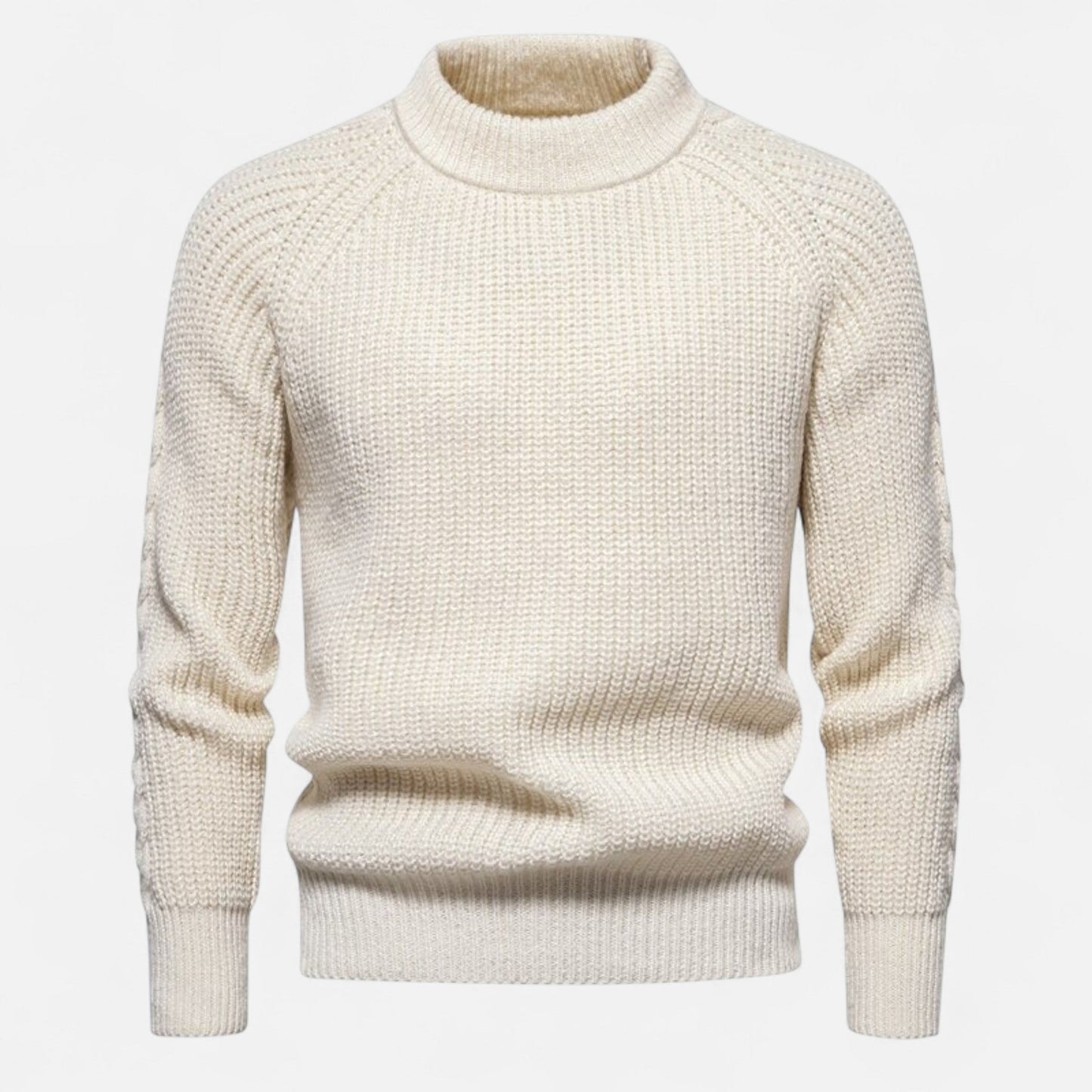Men's Slim-Fit Sweater - Ribbed Knit Edition