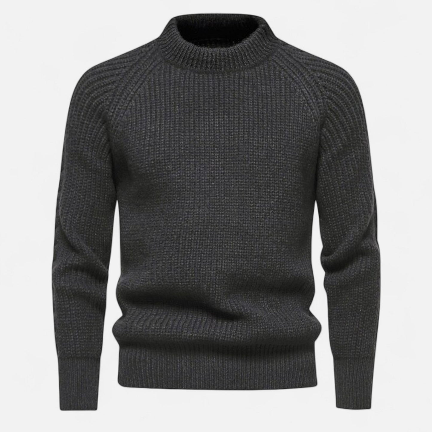 Men's Slim-Fit Sweater - Ribbed Knit Edition