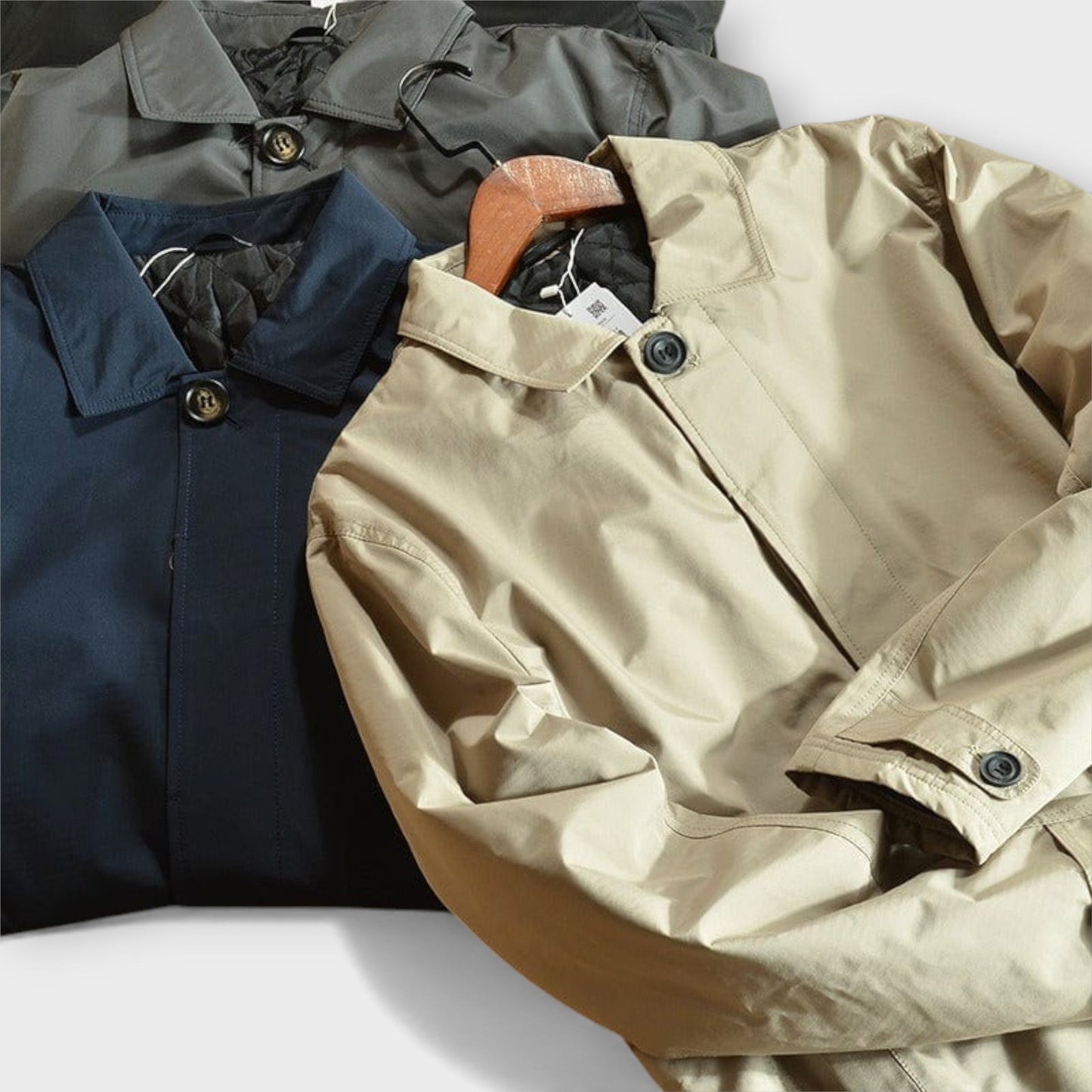 James Weatherproof Long Coat | Men's Insulated Button Jacket Edition