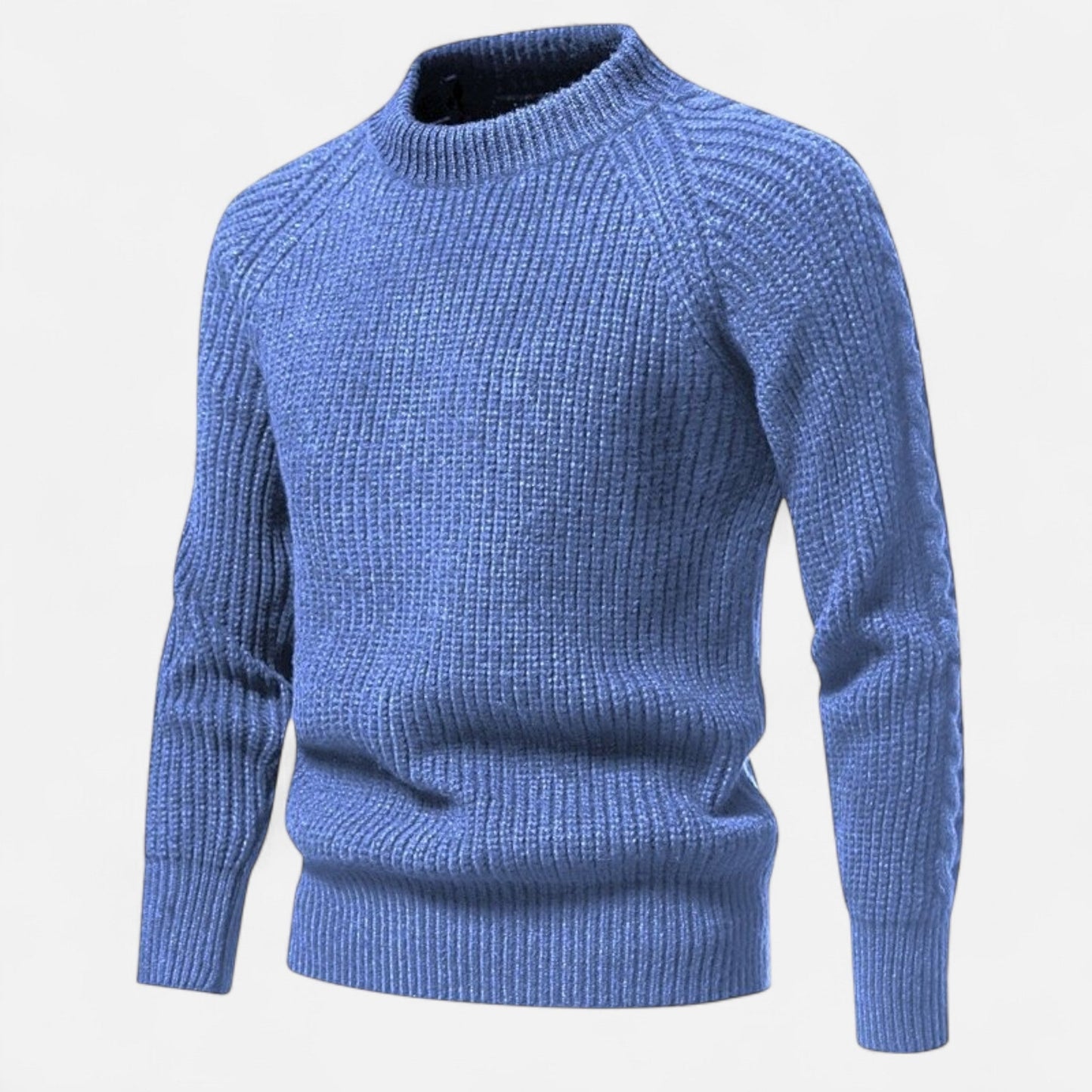 Men's Slim-Fit Sweater - Ribbed Knit Edition
