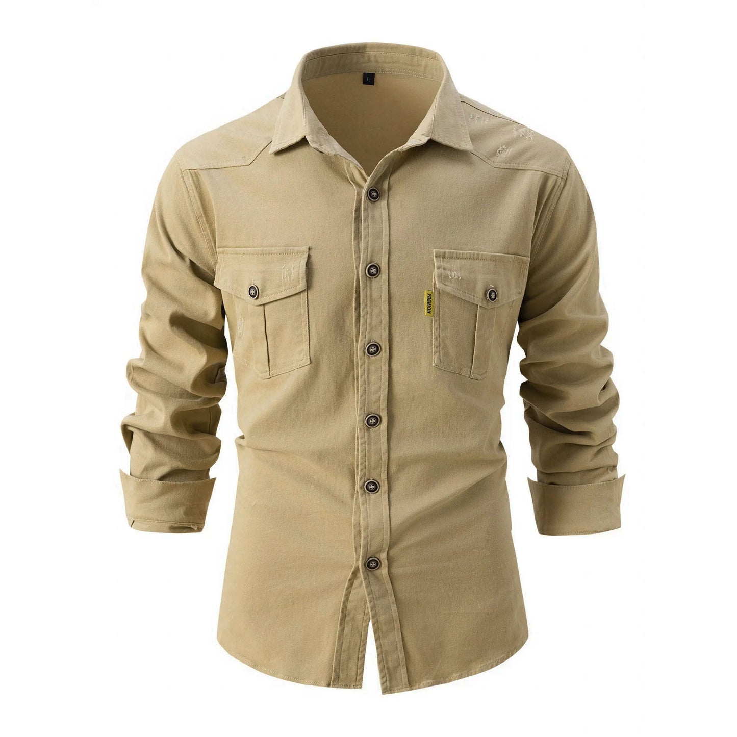 Premier Washed Organic Shirt - Men's Soft Casual Button-Up