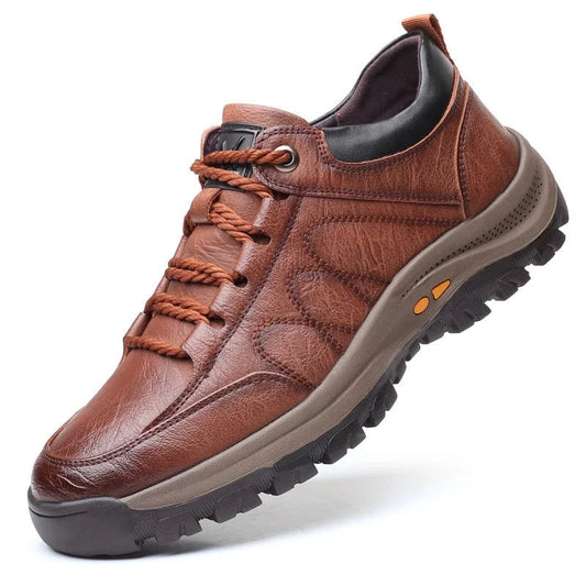 Men's Orthopaedic Genuine Shoes | Supportive Comfort Walking Shoes
