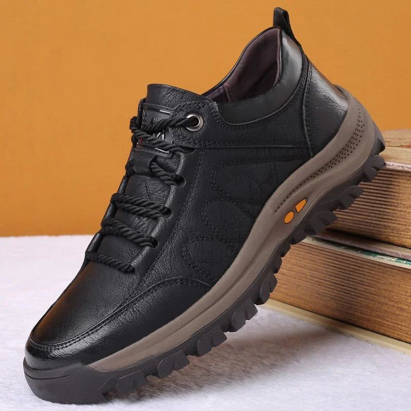Men's Orthopaedic Genuine Shoes | Supportive Comfort Walking Shoes