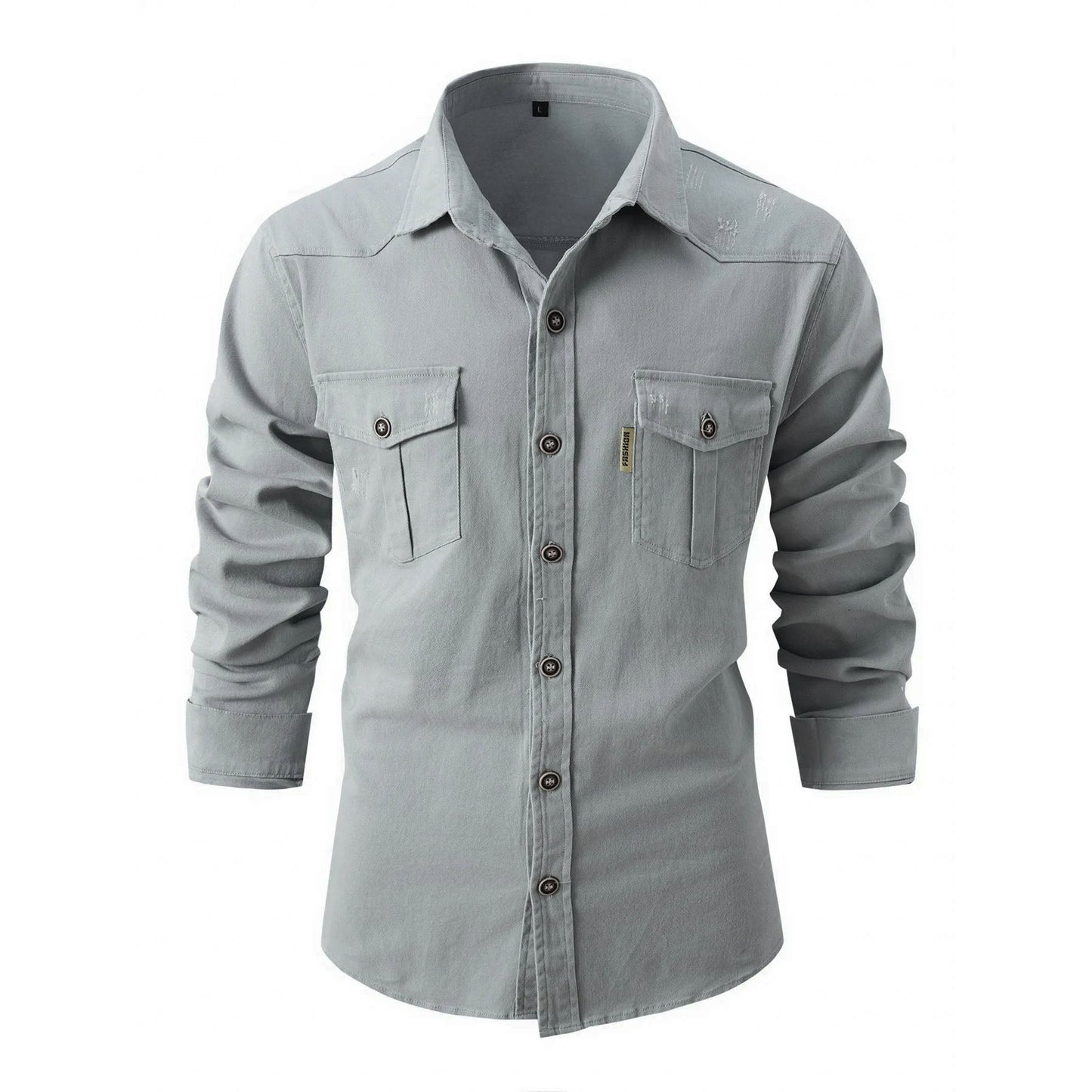 Premier Washed Organic Shirt - Men's Soft Casual Button-Up
