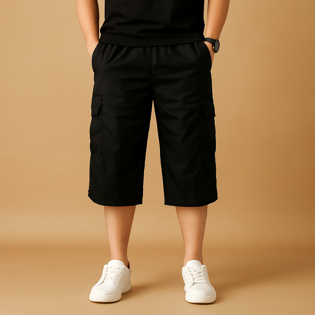 Long Organic Cargo Shorts For Men | Marcus