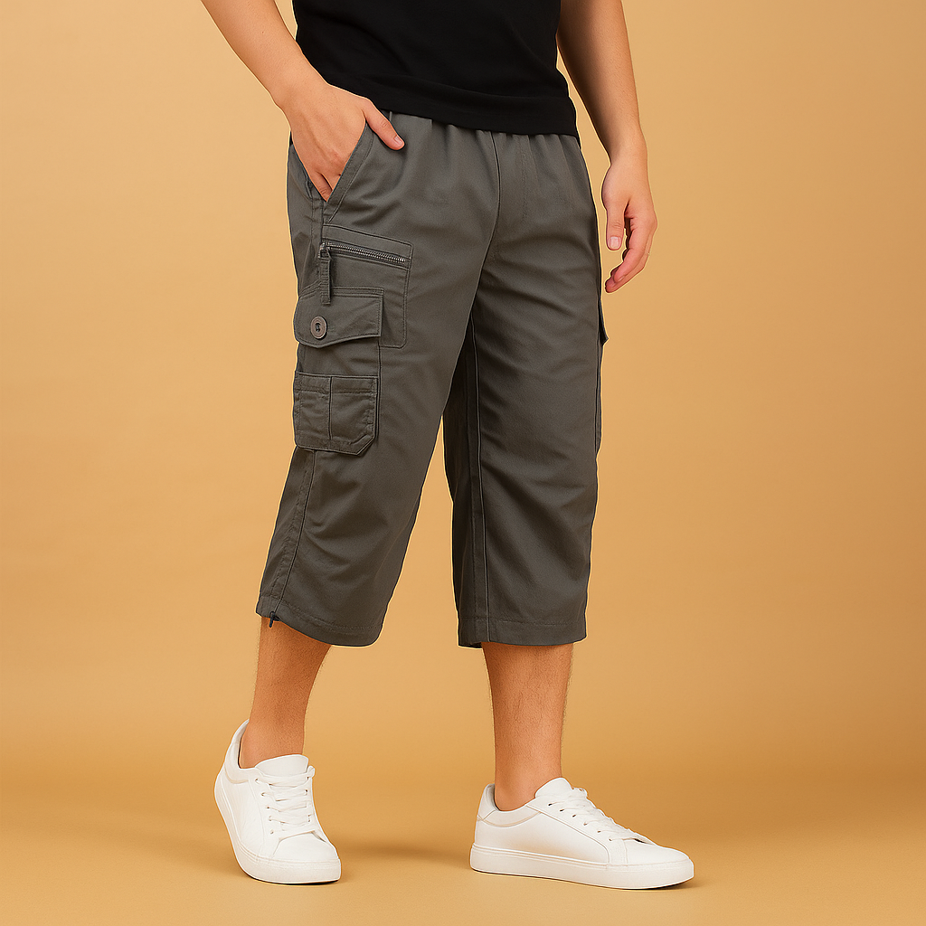 Long Organic Cargo Shorts For Men | Marcus