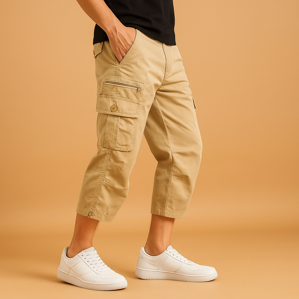 Long Organic Cargo Shorts For Men | Marcus