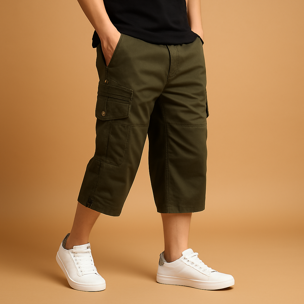Long Organic Cargo Shorts For Men | Marcus