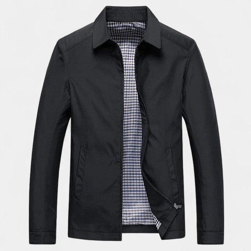 Riche Men's Nylon Jacket - Lightweight Minimalist Edition
