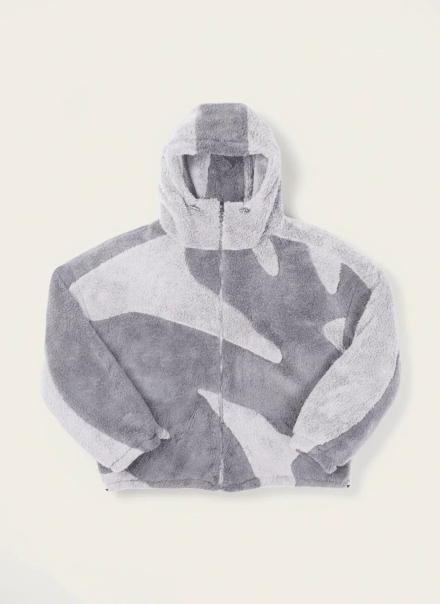 Men's Abstract Camo Fleece Hooded Zip Edition