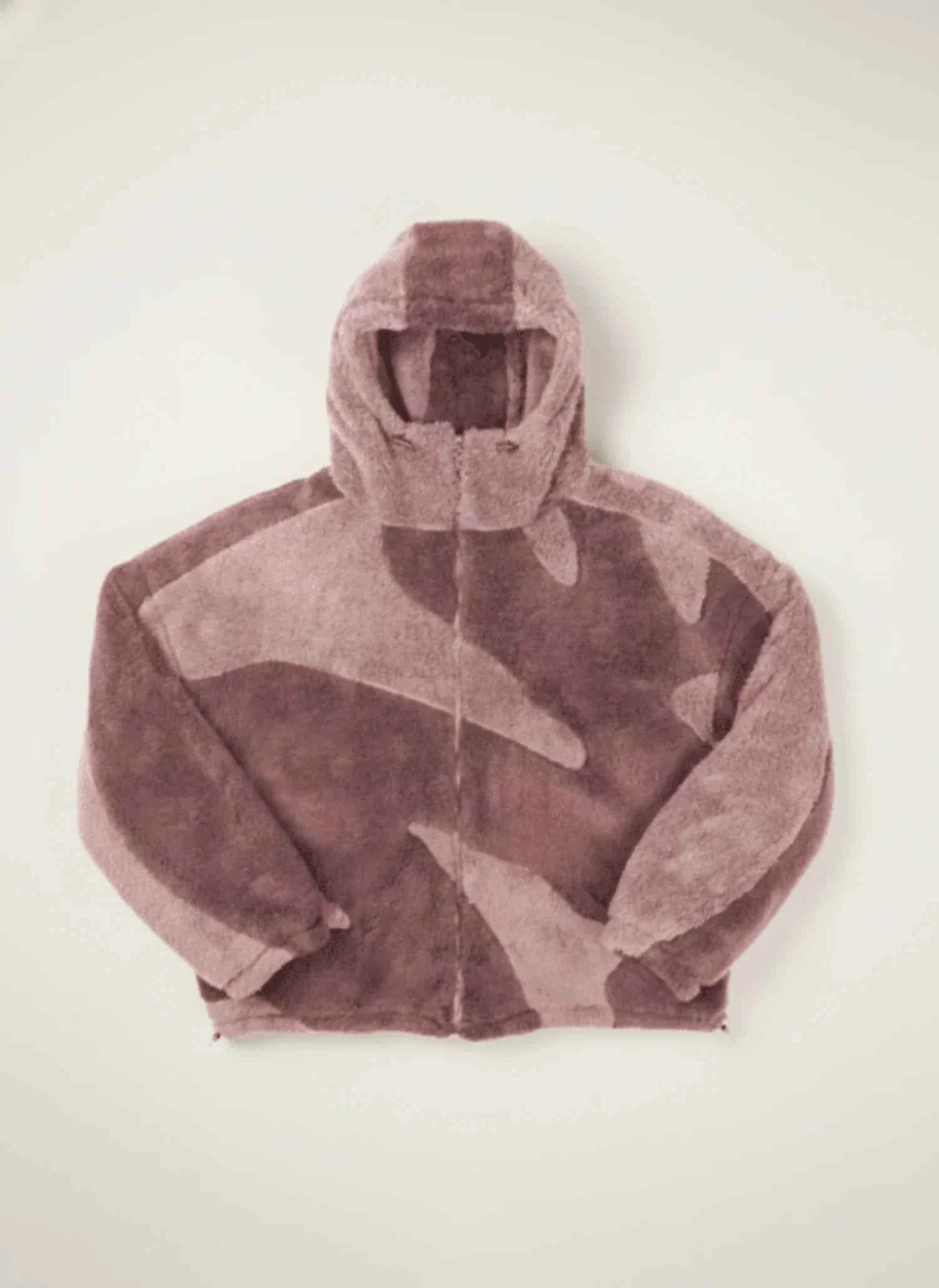 Men's Abstract Camo Fleece Hooded Zip Edition