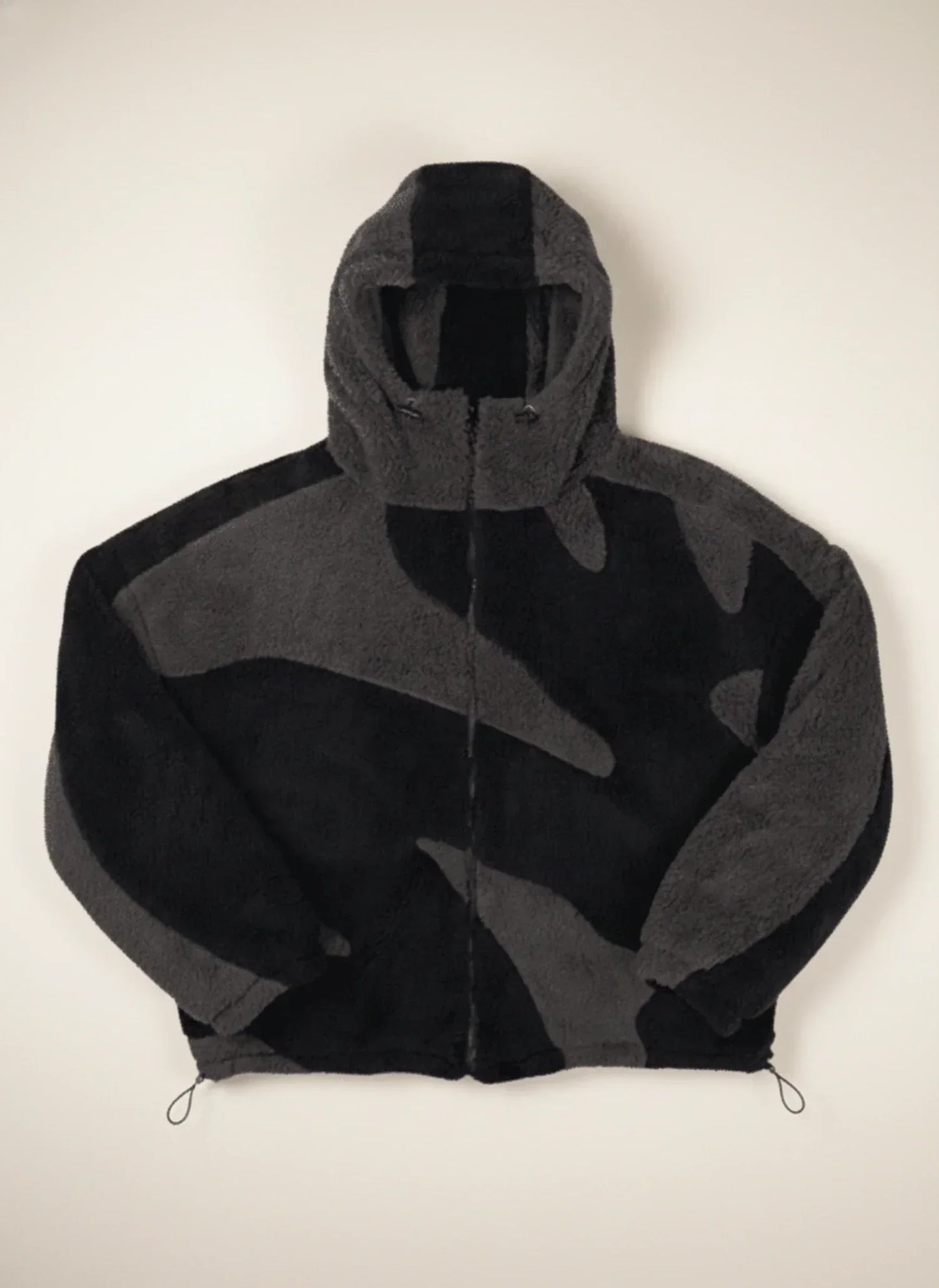Men's Abstract Camo Fleece Hooded Zip Edition