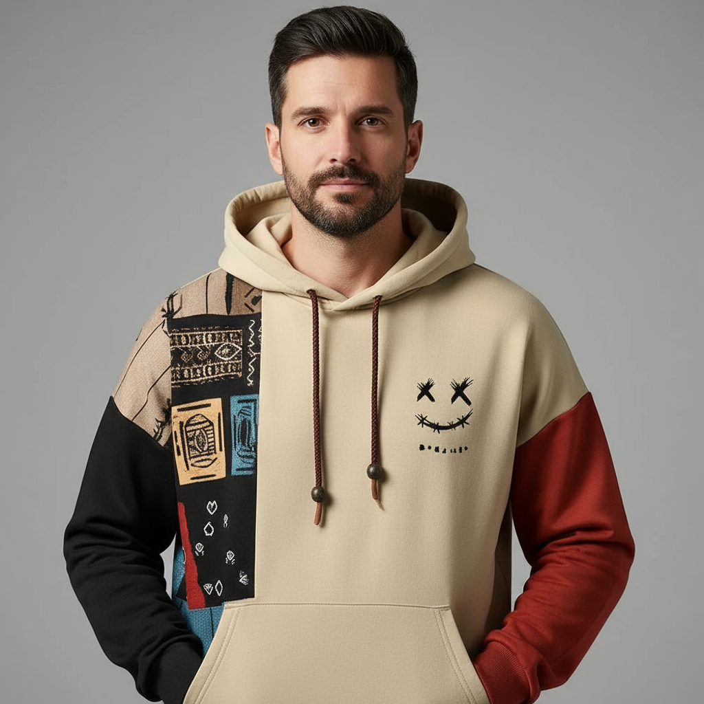 Men's Riot Contrast Hoodie - Everyday Streetwear Sweater