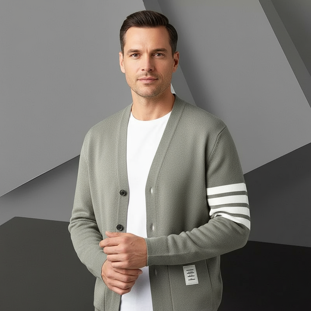 Donovan Men Comfortable Knitted Button Edition