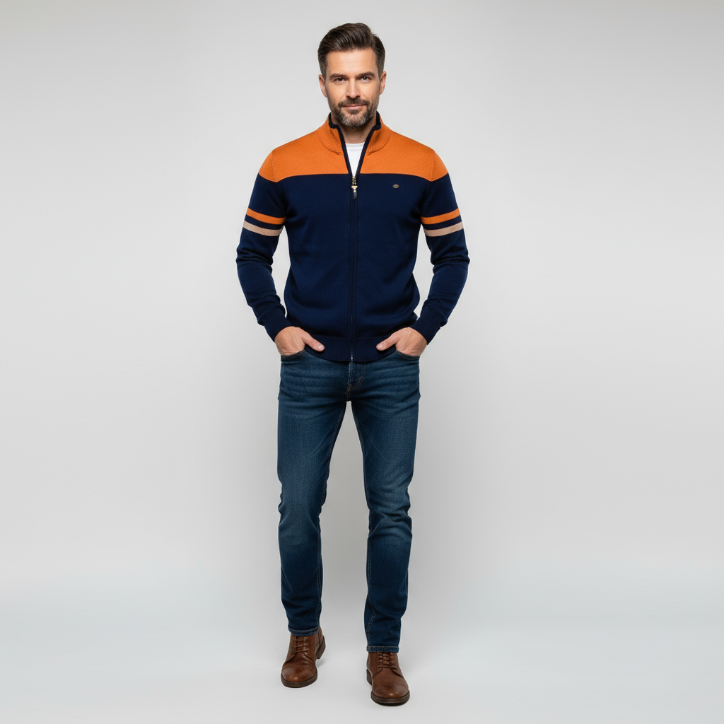 Tom Carter Men Complex Zip-Up Edition