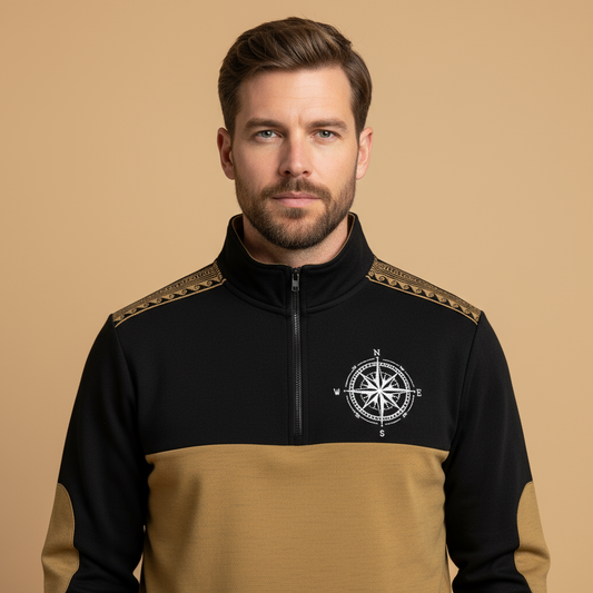 The Savelletri Men's Everyday Lightweight Half Zip Tactical Sweater