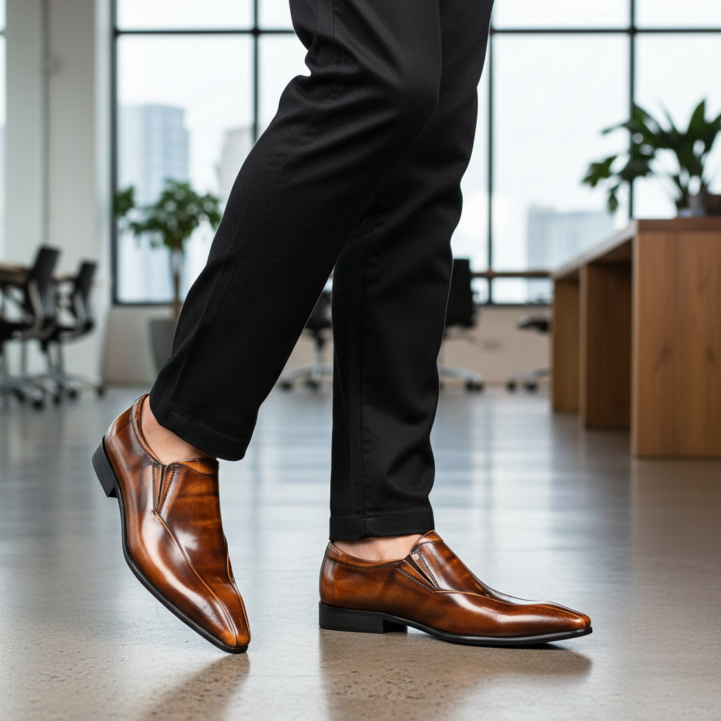 Pacino Italian Men Genuine Dress Shoes Support Sole