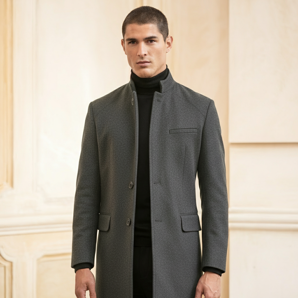 Cray | Long Stylish Coat - Heritage Overcoat for Formal and Casual Elegance