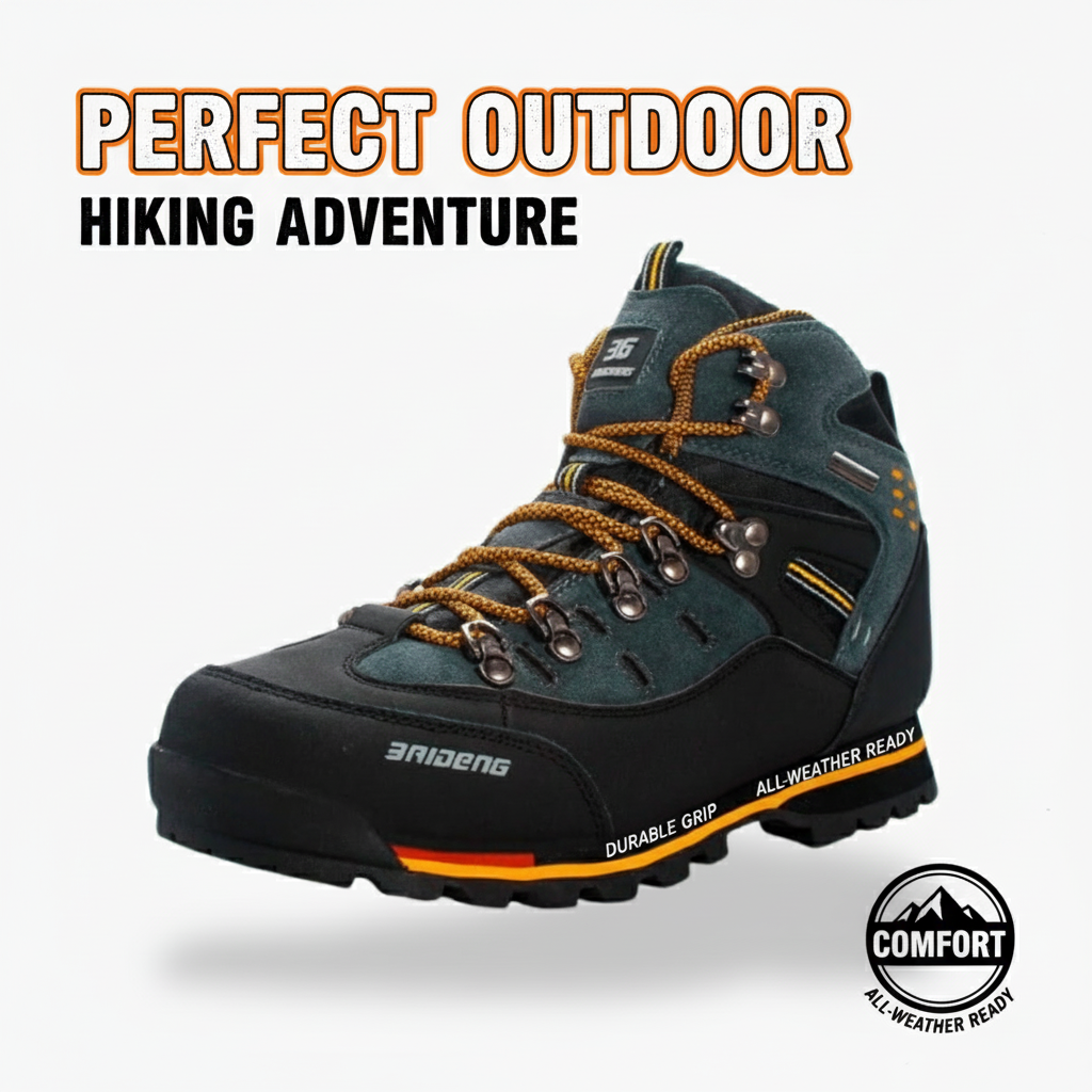 Altivaro Waterproof Men's Hiking Boots Shoes with Non-Slip Edition