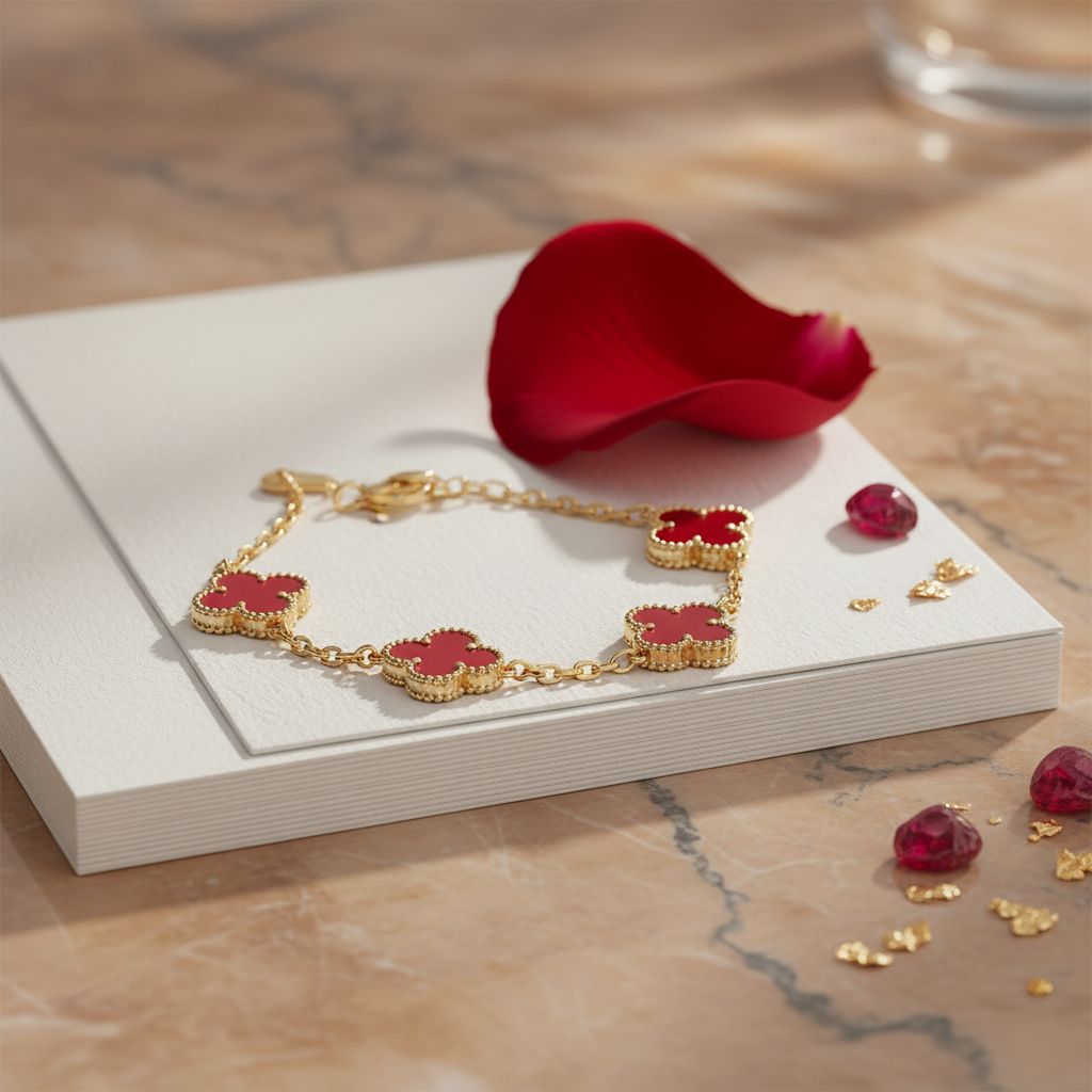 Abby - 18k Gold-Plated Clover Leaf Edition