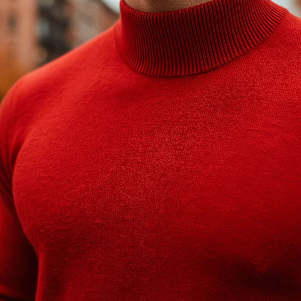 Merino Merino Turtleneck Sweater - Men's Luxury Soft Knit | Warm