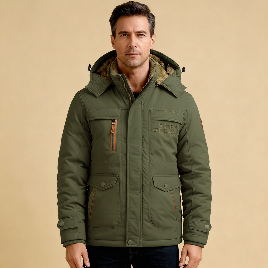 Men's Tactical Winter Jacket - Waterproof Insulated Coat with Removable Edition