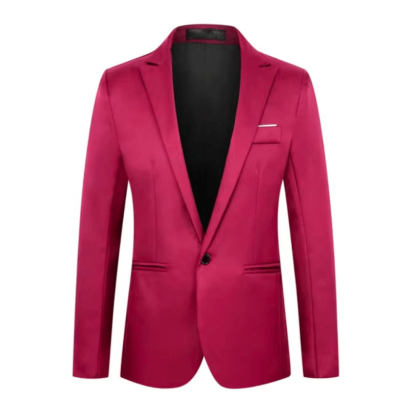 Oliver | Men's Everyday Button Blazer - Classic Tailored Jacket Suit