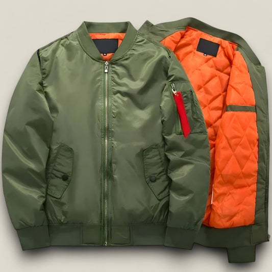 Logan | Pilot Bomber Jacket - Warm Autumn and Winter Flight Style Edition
