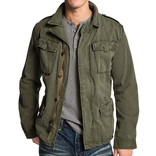 Men's Vintage Field Jacket - Durable Everyday Outerwear