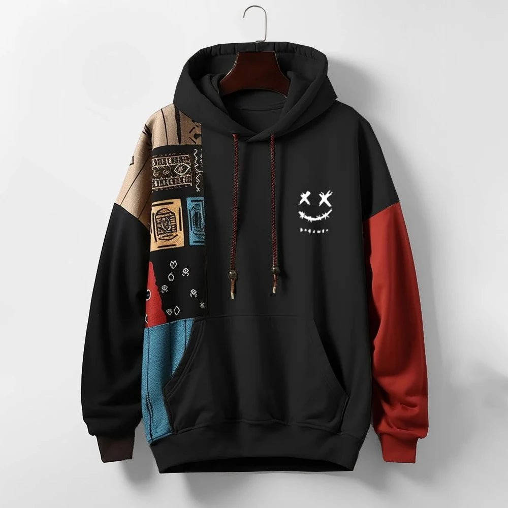 Men's Riot Contrast Hoodie - Everyday Streetwear Sweater