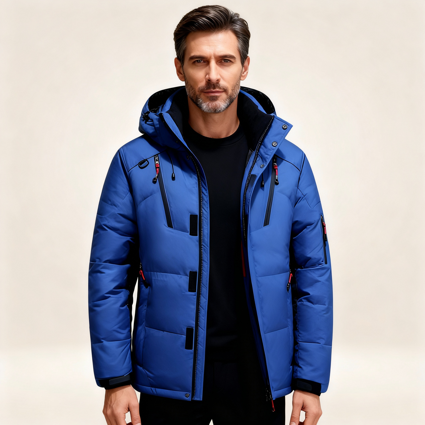 Nordfall Men's Parka Winter Jacket - Thick Fleece-Lined Waterproof & Windproof Edition