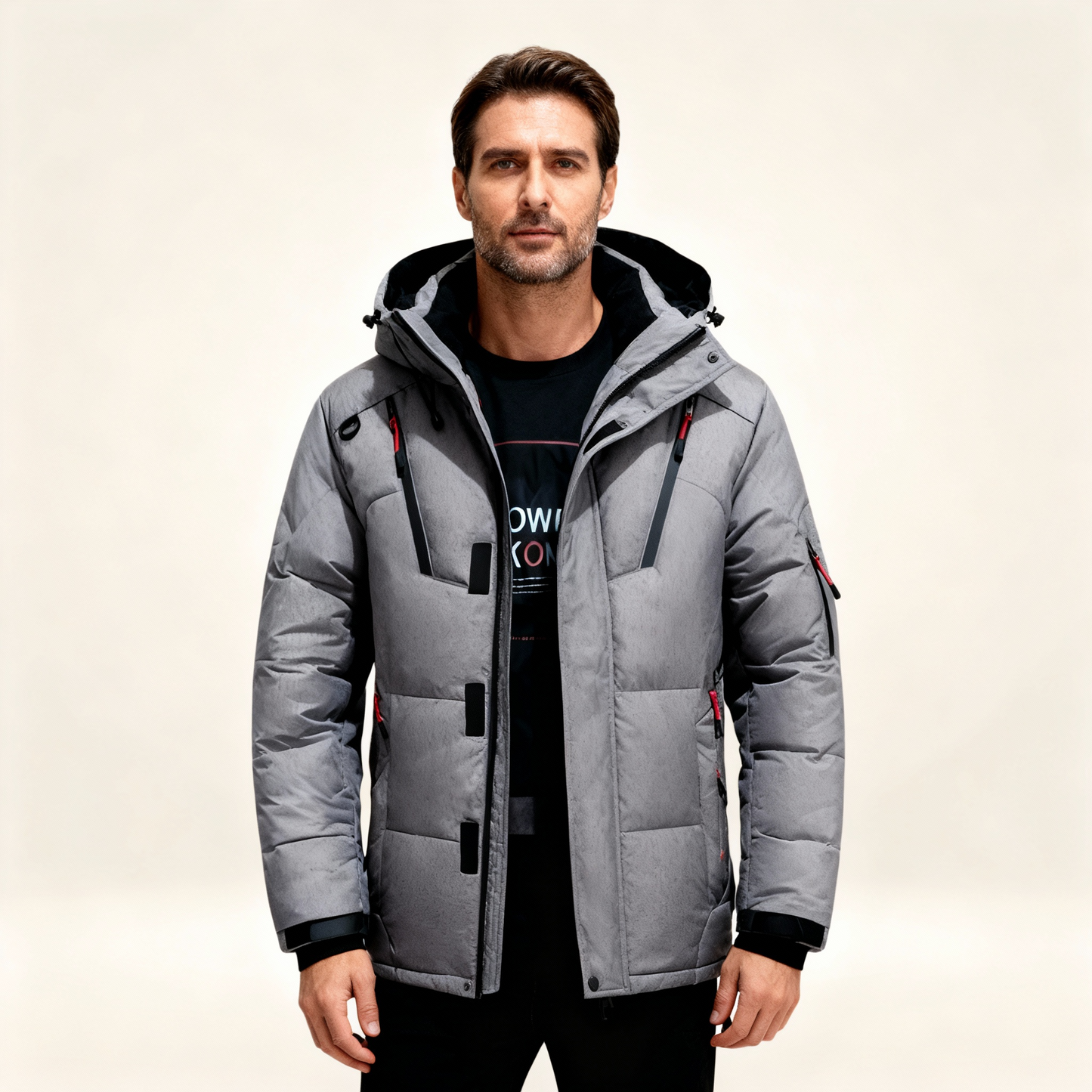 Nordfall Men's Parka Winter Jacket - Thick Fleece-Lined Waterproof & Windproof Edition