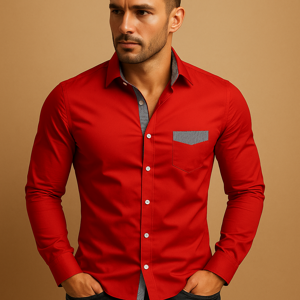 Stylish Tailored Fit Men's Shirt | Lars