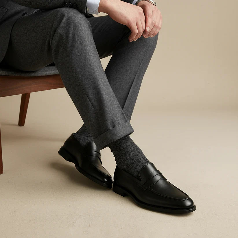 Urbain Everyday Leather Loafers Men Dress Shoes | Solorfit