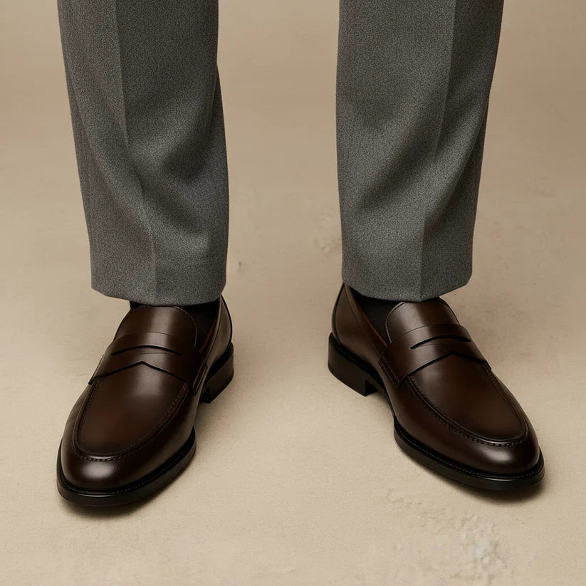 Urbain Everyday Leather Loafers Men Dress Shoes | Solorfit