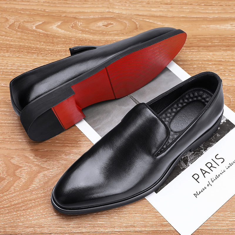 Red Bottom Heritage Supportive Orthopedic Sole Leather Loafers