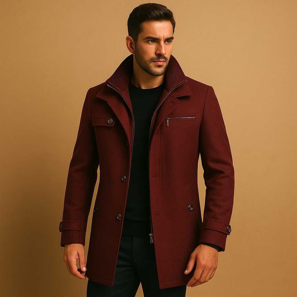 Nolan Men's Waterproof Winter Jacket - Adjustable Cuffs Cold Weather Edition