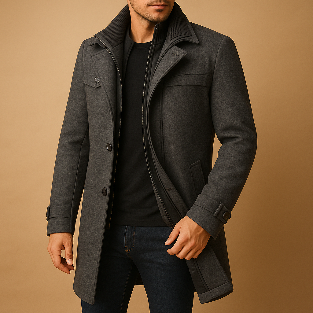 Nolan Men's Waterproof Winter Jacket - Adjustable Cuffs Cold Weather Edition